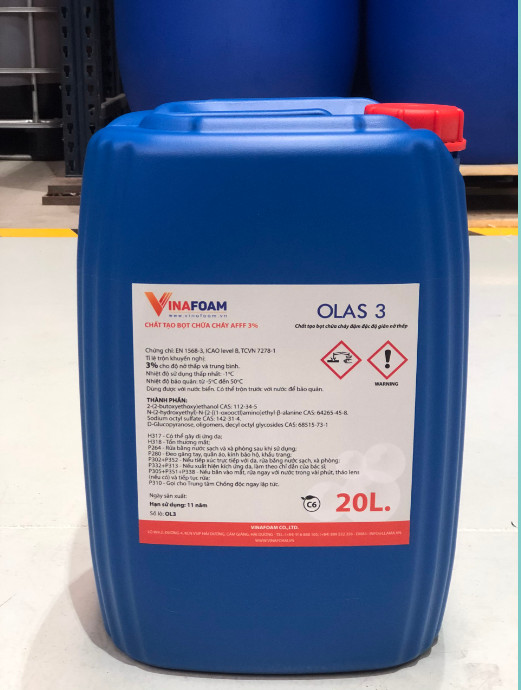 CHẤT TẠO BỌT CHỮA CHÁY CÔ ĐẶC KHÔNG FLUOR 3%