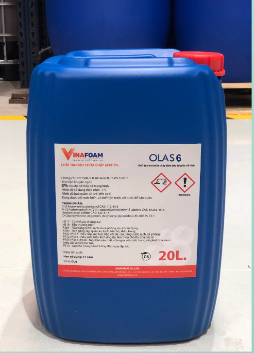 CHẤT TẠO BỌT CHỮA CHÁY CÔ ĐẶC KHÔNG FLUOR 6%