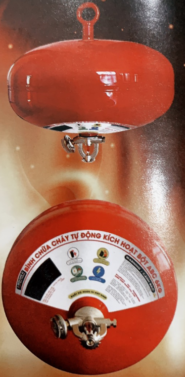 BÌNH CHỮA CHÁY TỰ ĐỘNG KÍCH HOẠT BỘT ABC 6KG