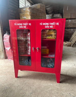 TỦ ĐỰNG BÌNH CHỮA CHÁY, THIẾT BỊ BẢO HỘ PCCC